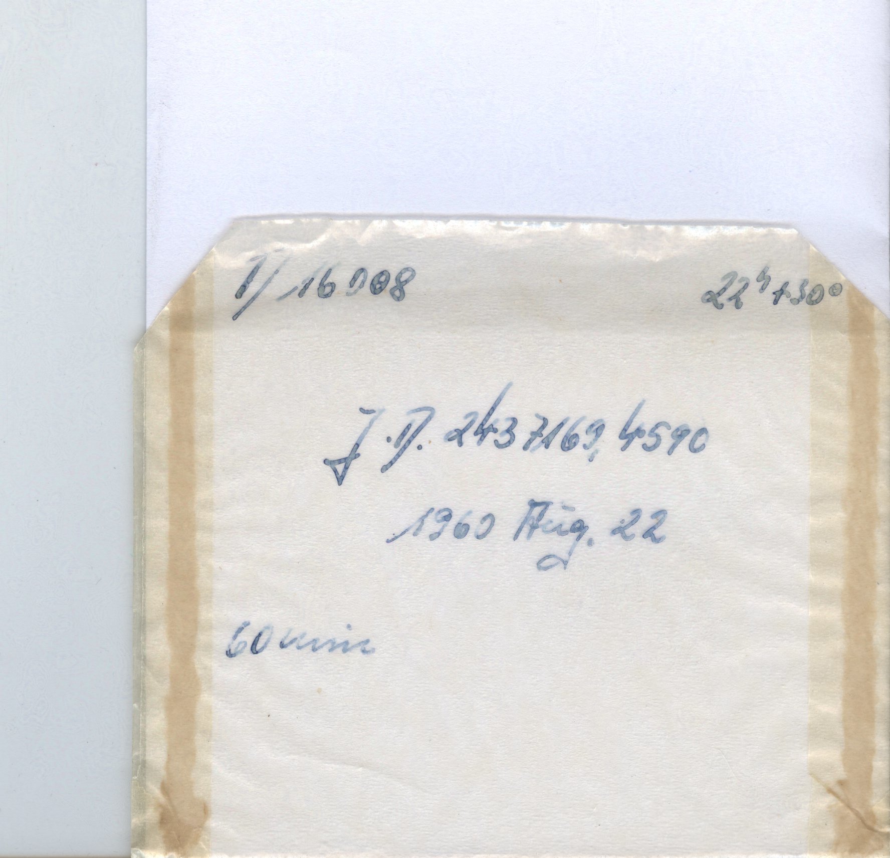 Plate envelope