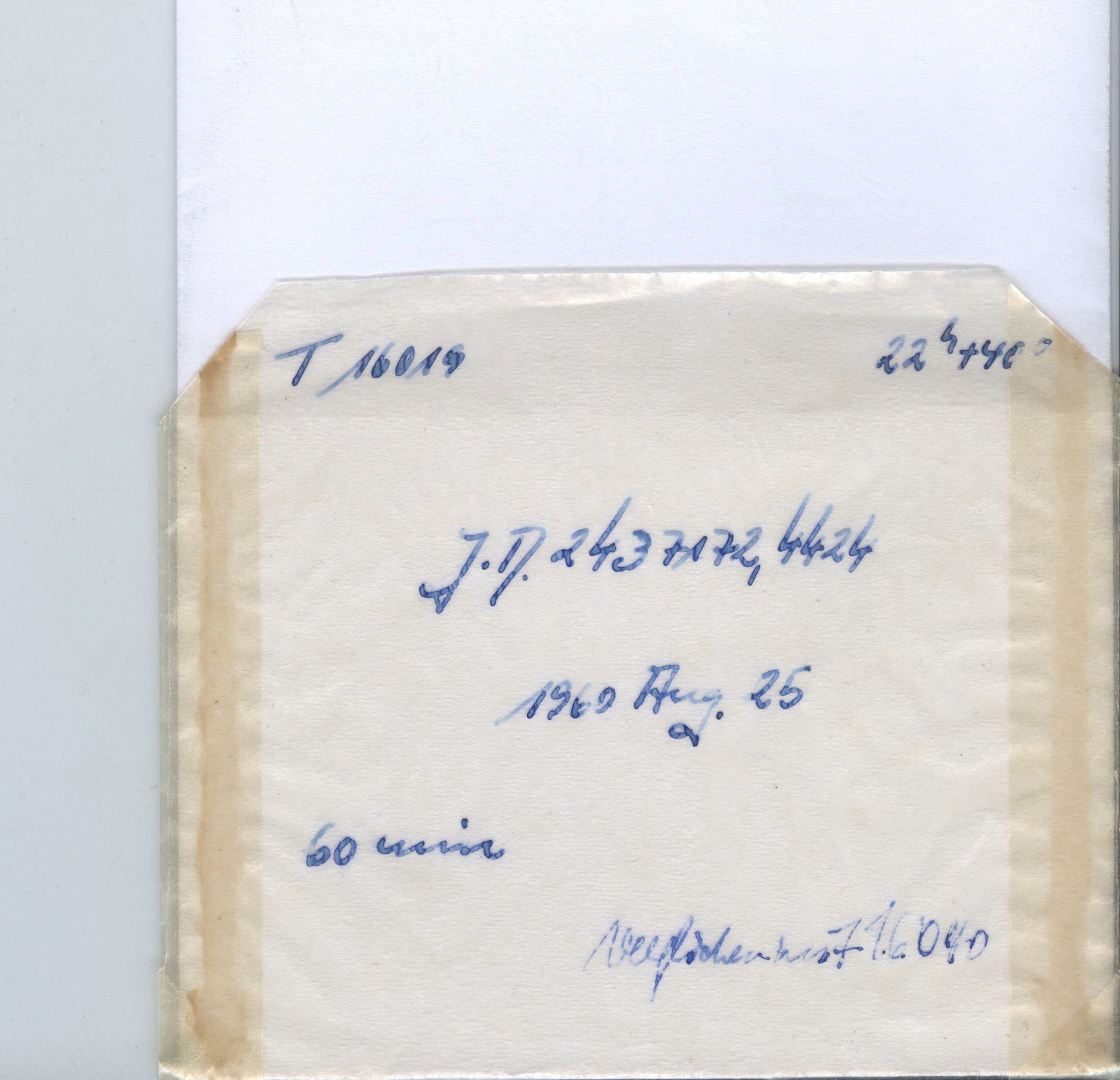 Plate envelope
