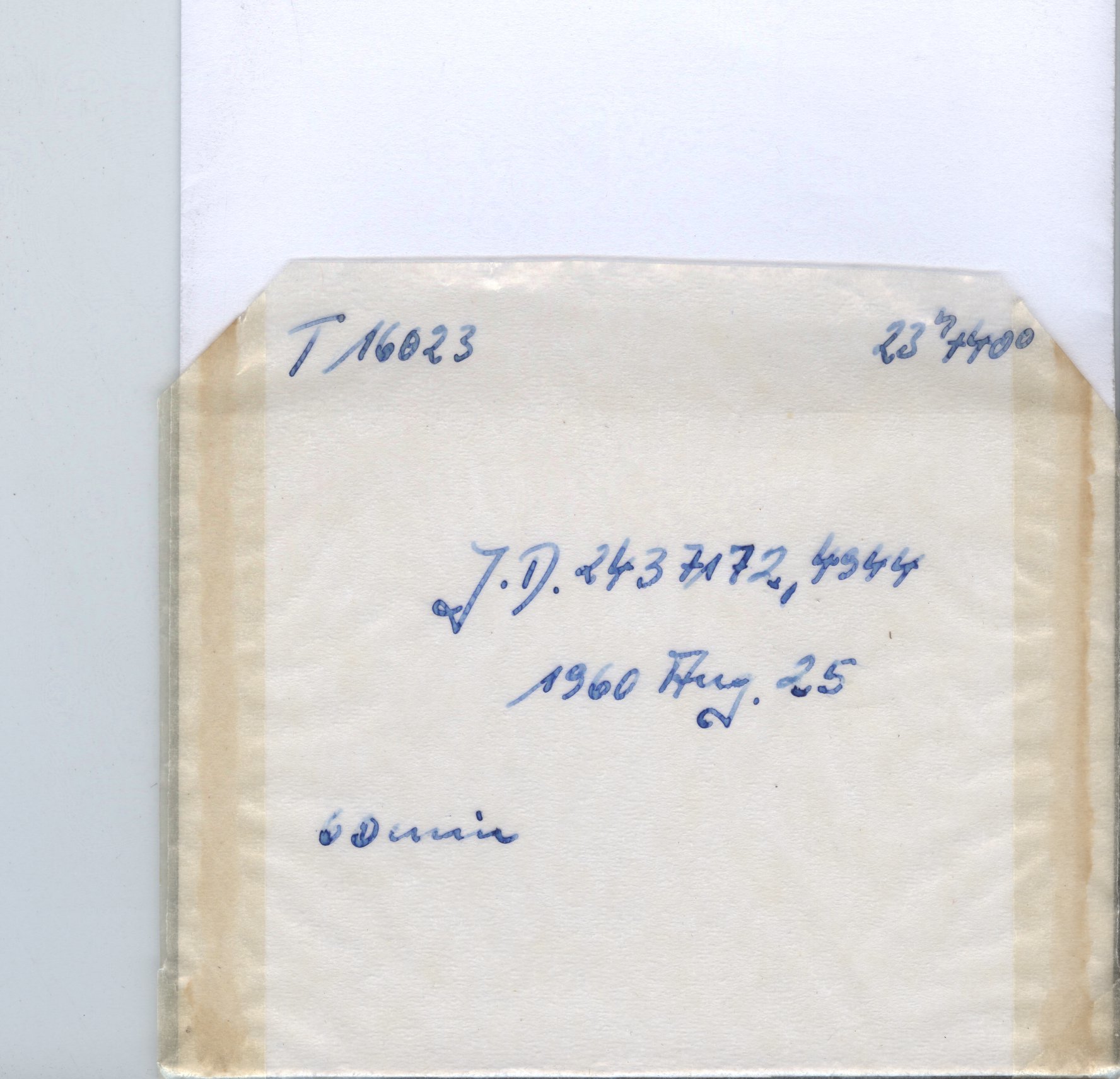 Plate envelope