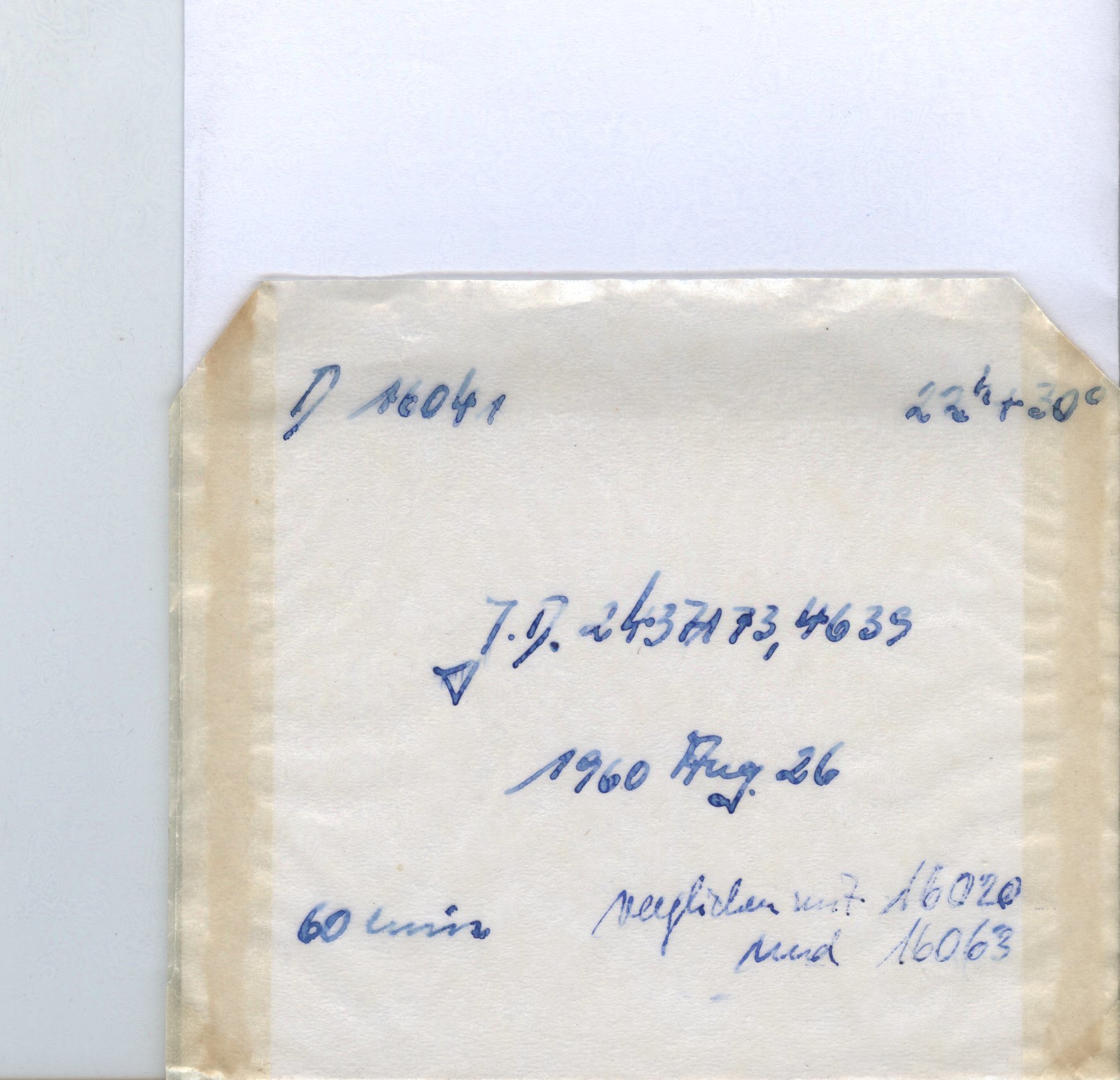 Plate envelope