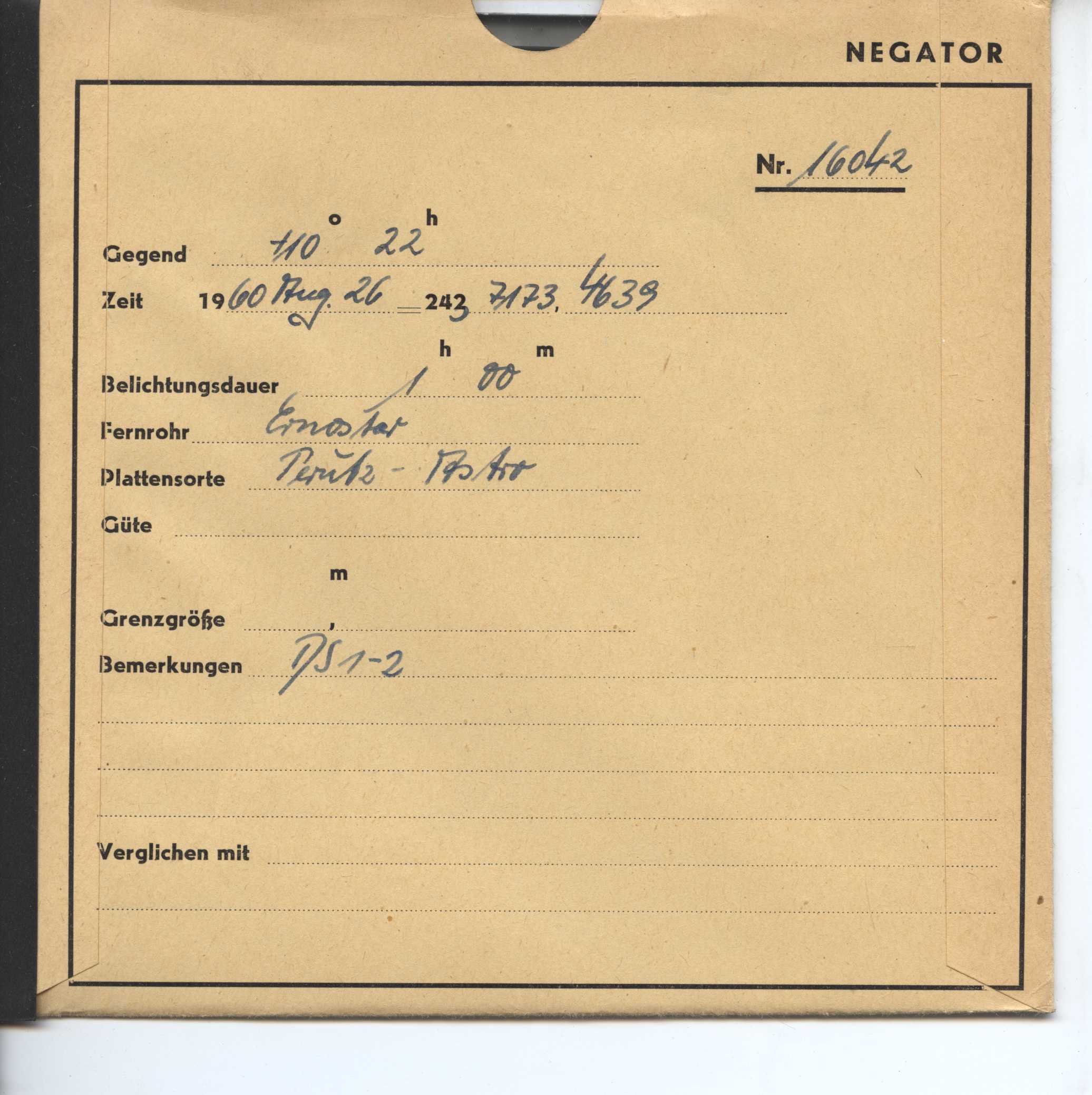 Plate envelope