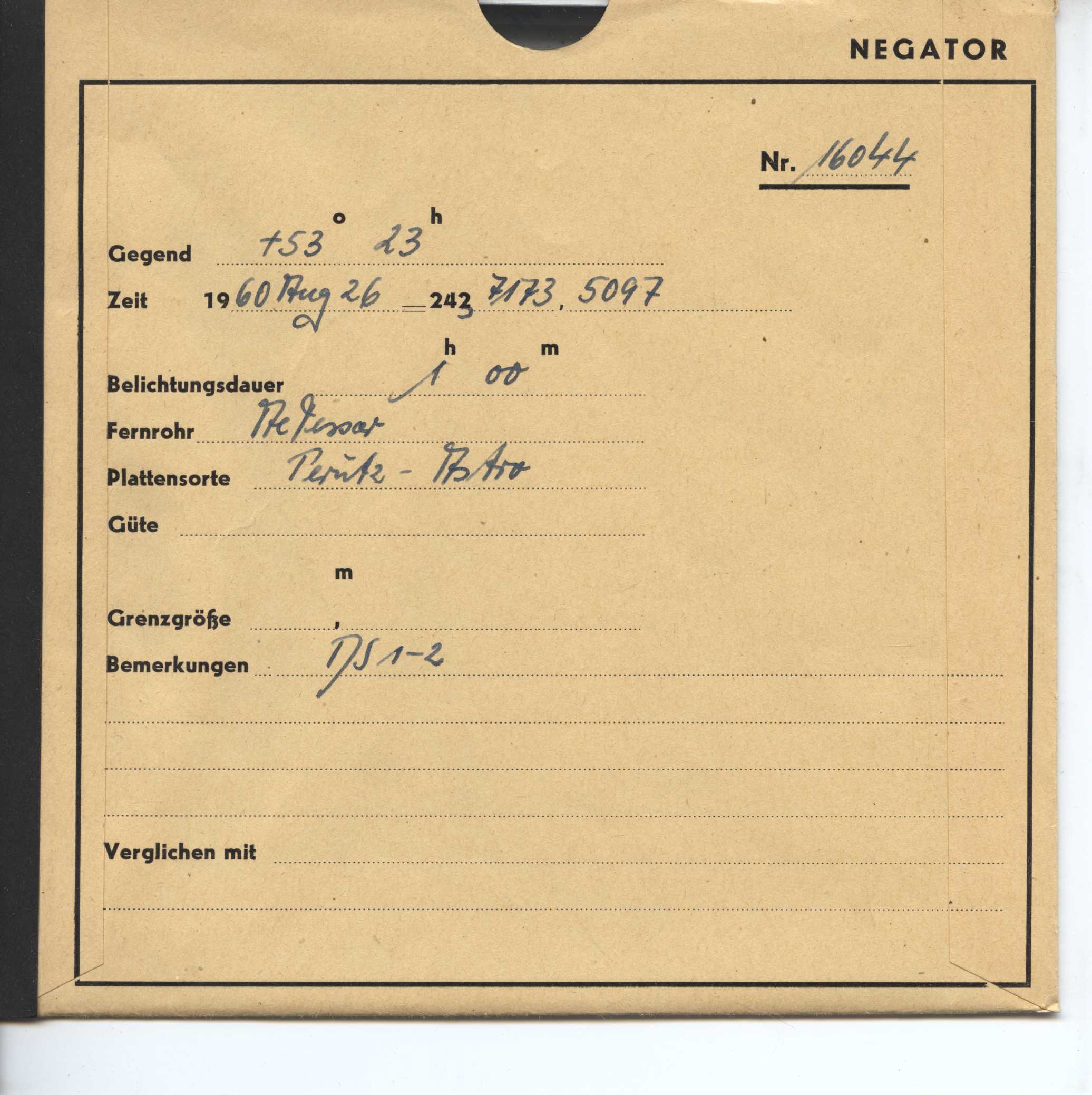 Plate envelope