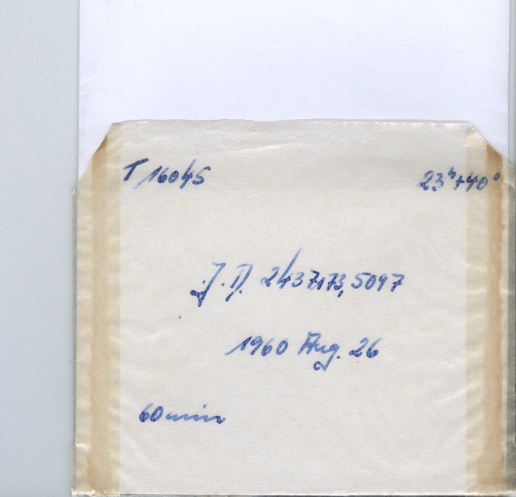 Plate envelope