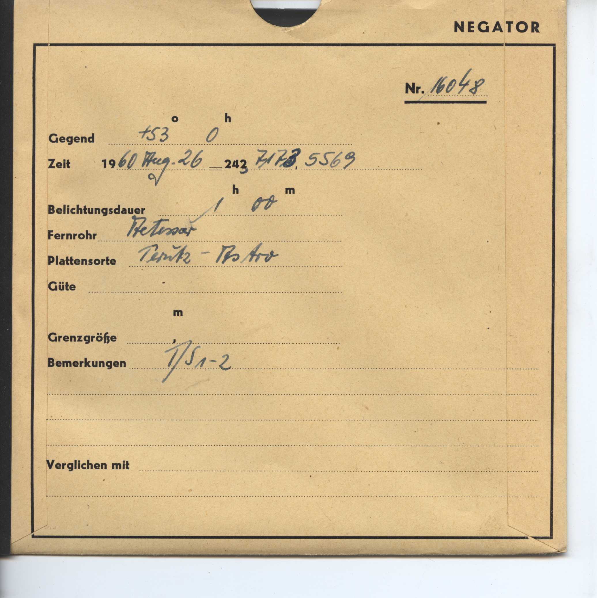 Plate envelope