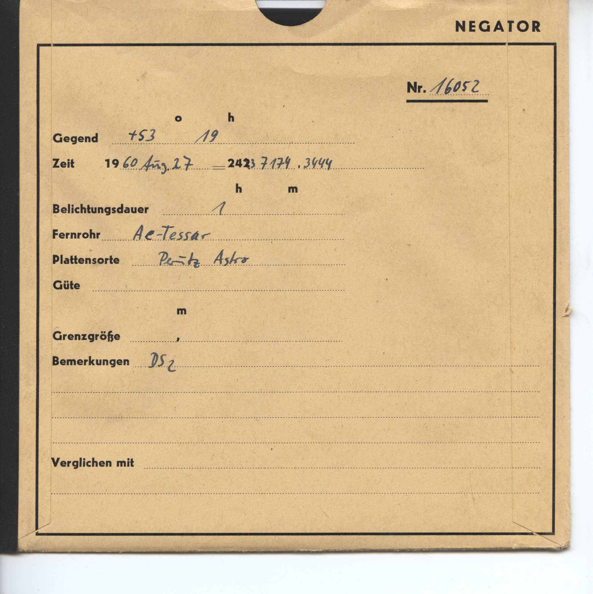 Plate envelope