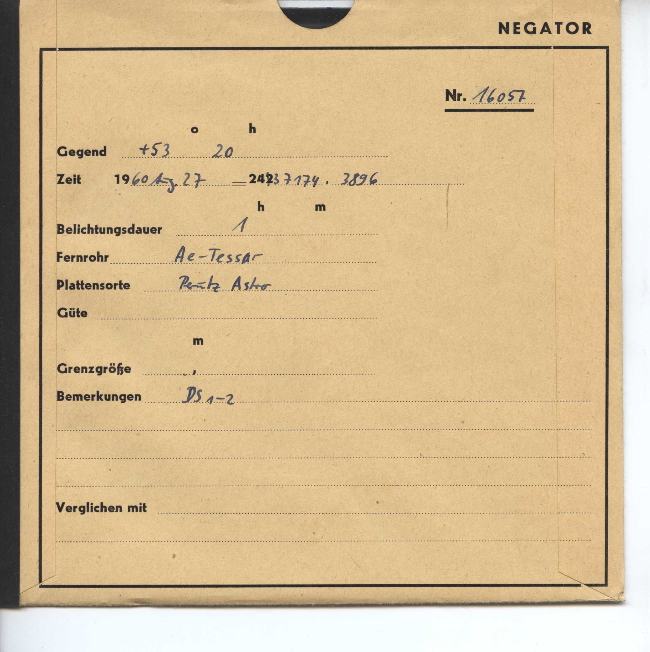 Plate envelope