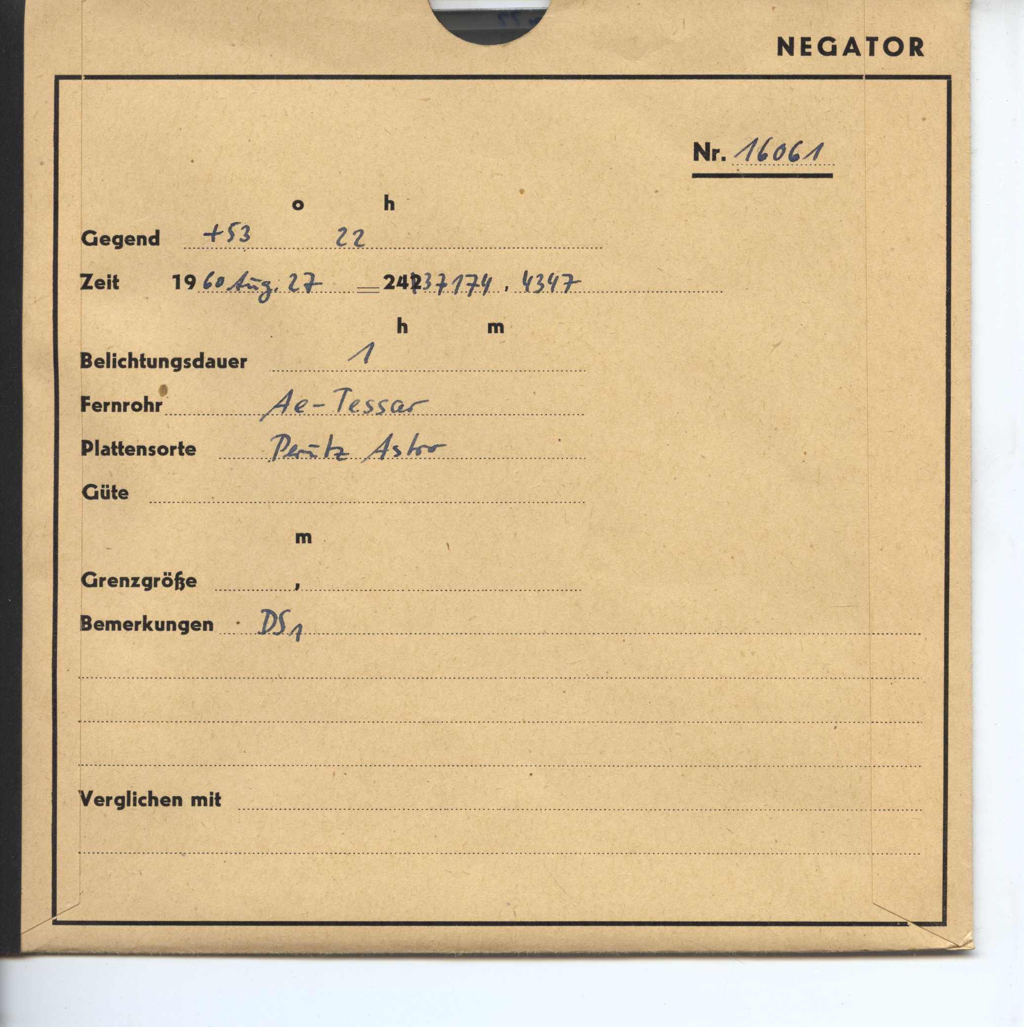 Plate envelope