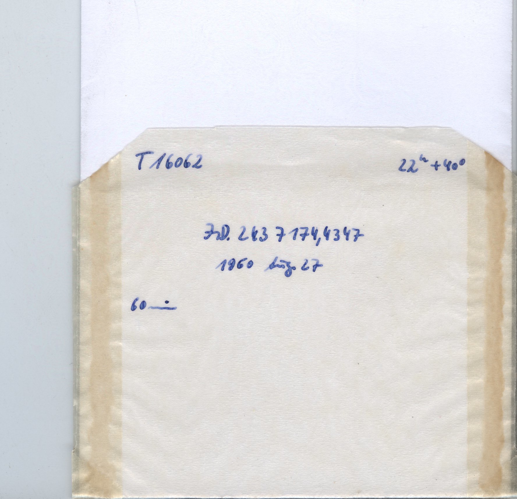 Plate envelope