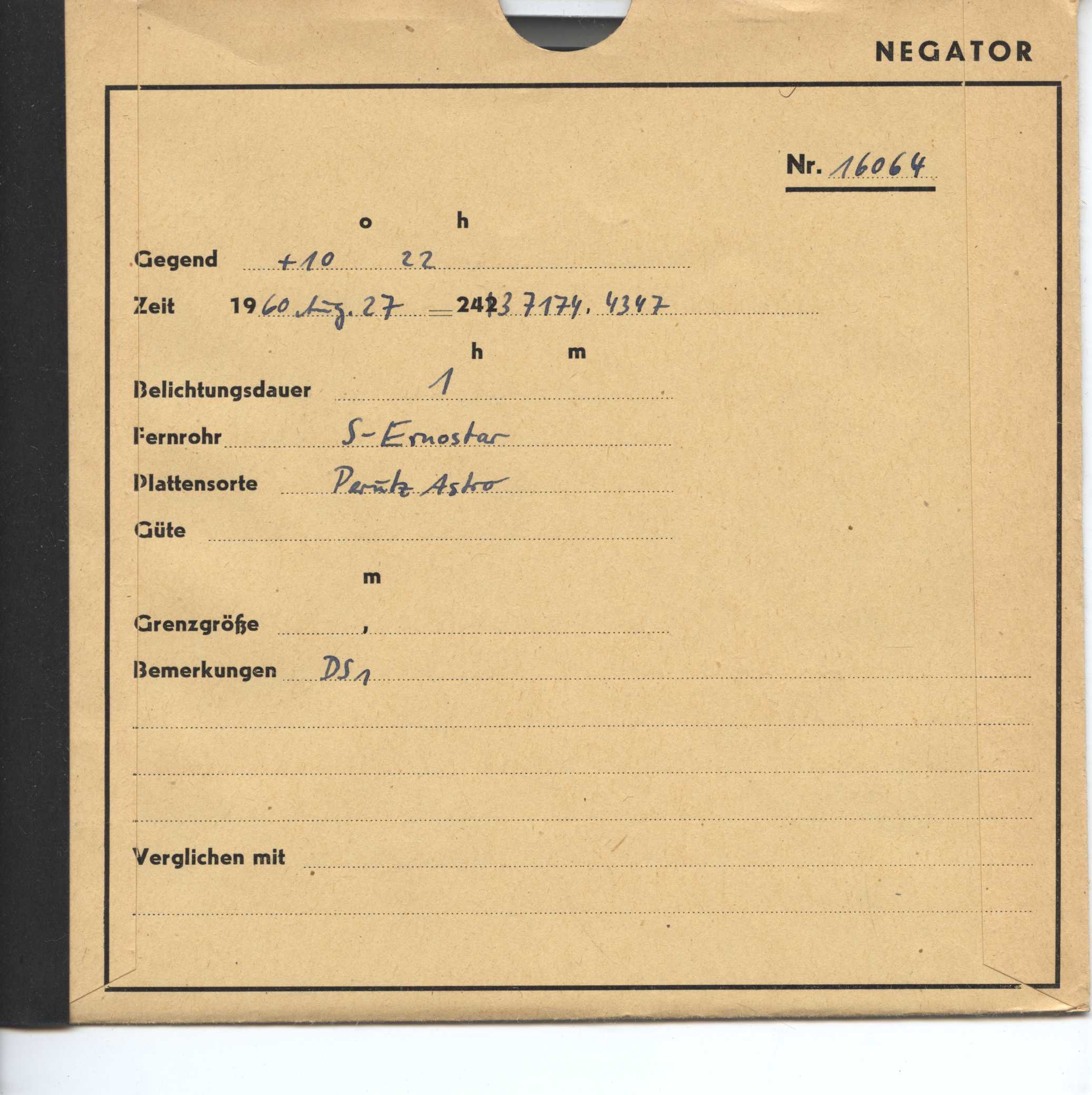 Plate envelope