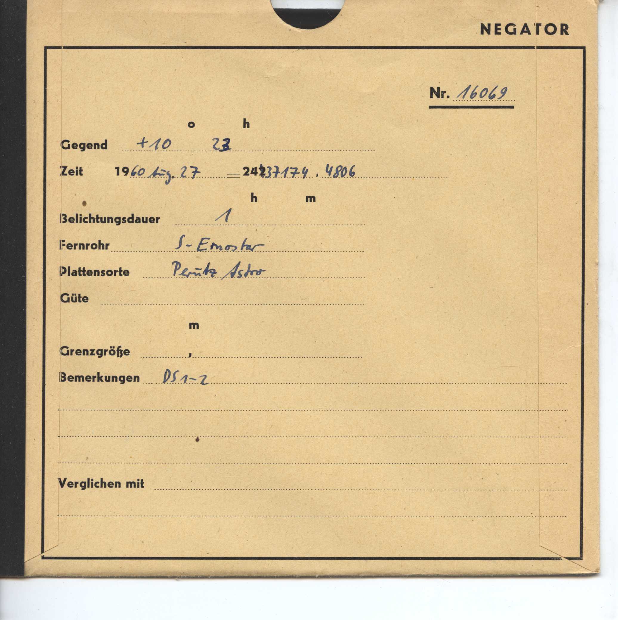 Plate envelope